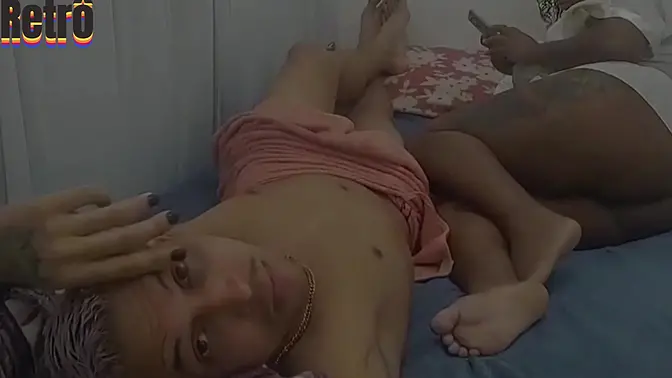 Hot young woman strips twice to show her black ass and wants it penetrated