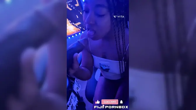 Hotwife sucks big black manhood during Star Wars marathon