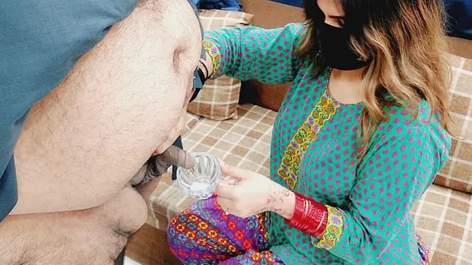 Housewife rides cock and drinks sperm