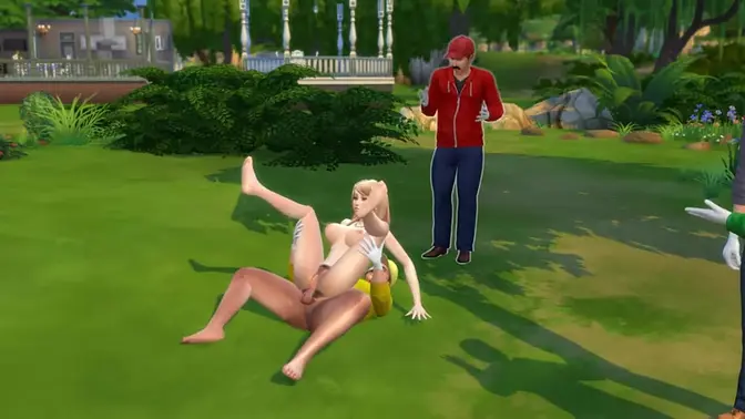 Humiliated Mario watches his voluptuous wife Peach get gangbanged in a 3D PC game