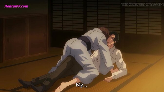 Hunky man gets intimate in animated hentai fantasy