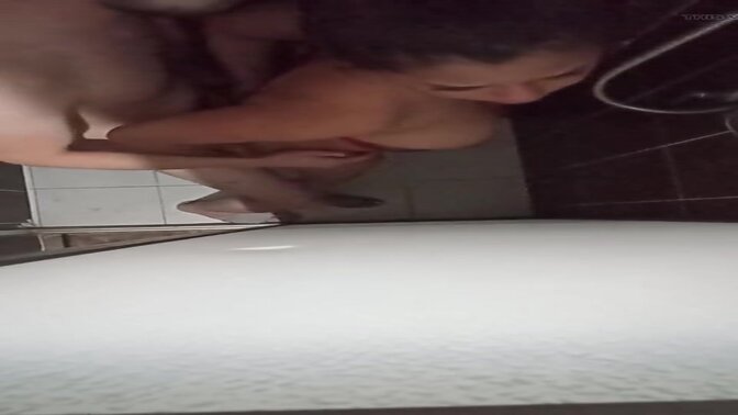 I fucked Lana Rhoade in bathroom with friends next door