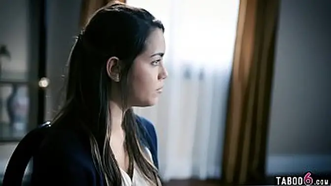 Innocent Latina teen gets help from a strict older priest