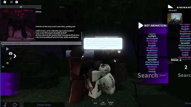 Innocent snowbunny finds herself between two men | ROBLOX