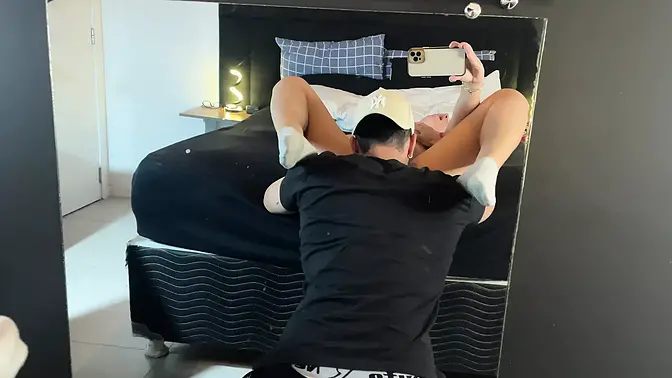 Intense hardcore sex - she's creampied and cum all over