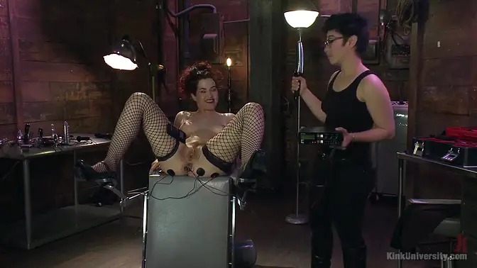 Introduction to Electrosex: Shocking the cunt with toys and feet