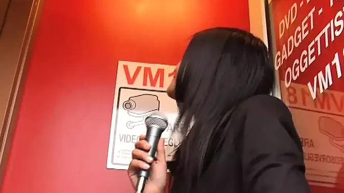 Italian casting show stars huge cock and big tits