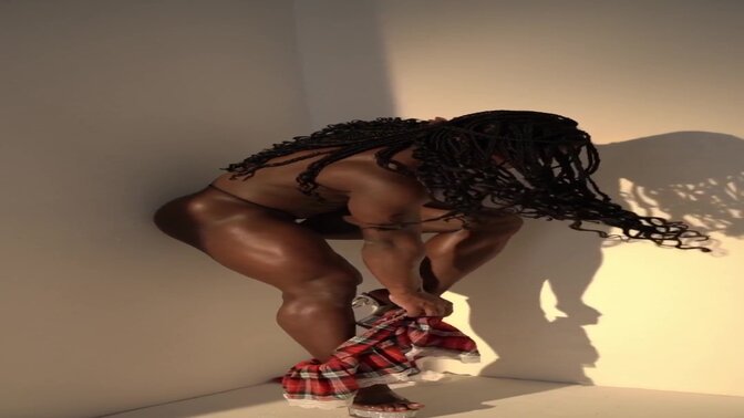 Ivonne, a college girl with an attitude and a big booty, is dressed up in