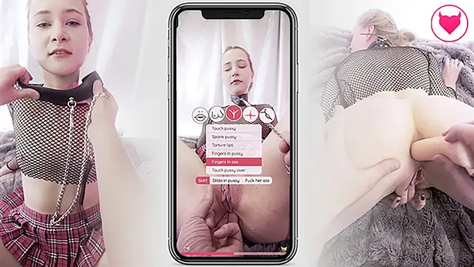 Ivy Rein's interactive slave training deep throat POV