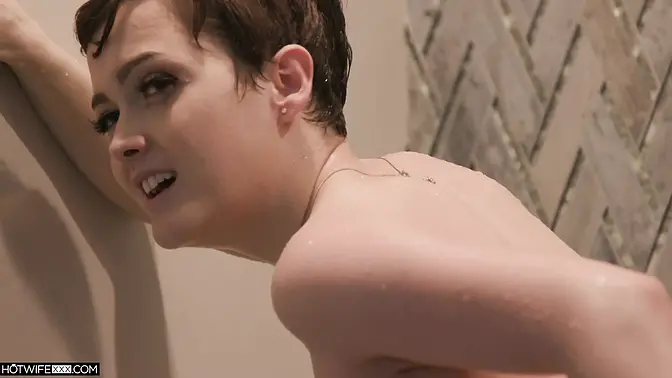 Jade Valentine's sweet throat and tiny ass for hung black cock