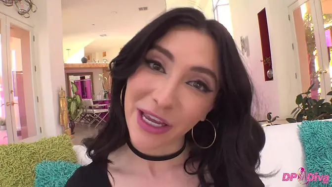 Jane Wilde, naughty nympho, takes double anal penetration with big cock