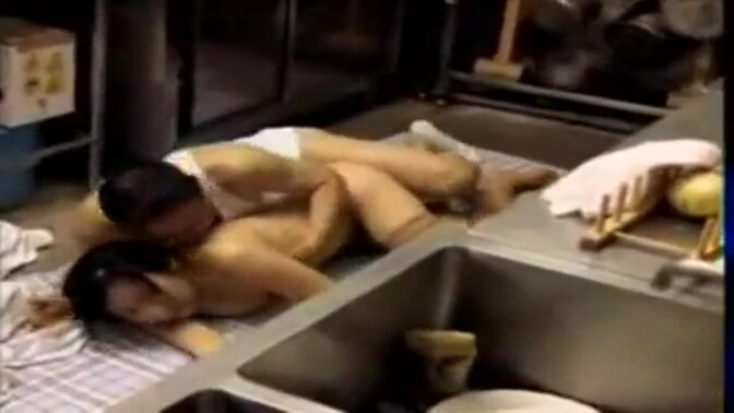 Japanese beauty in a revealing outfit gets wet and wild 