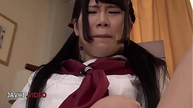 Japanese beauty Nako Nishino vibrates on stiff toy