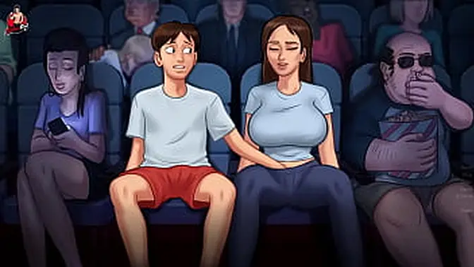 Jenny's big booty gets attention in tech update version of Summertime Saga