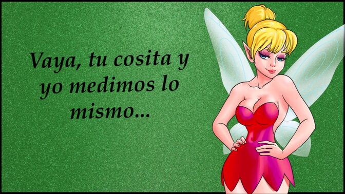 JOI fantasia con hada cachonda. Voz española.