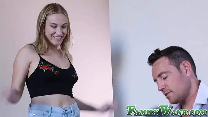 Kasey Miller rides cock and gets a messy facial