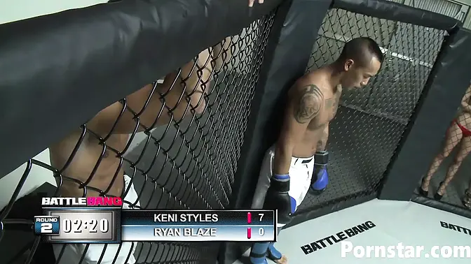 Kelly Divine's big ass and big tits reality show fight