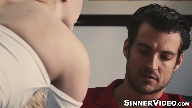 Kenna James deepthroats and rides Jay Smooth's big dick