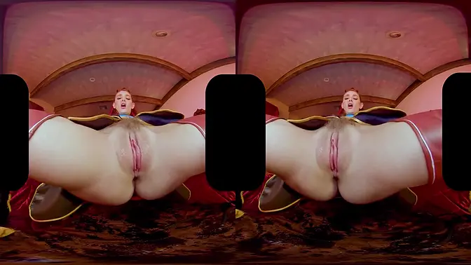 Lacy Lennon rides and sucks in VR game parody