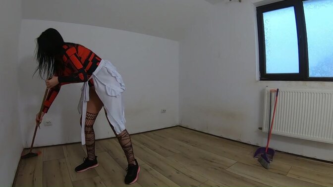 Latin MILF maid seduced by stepson in POV Homemade Porno