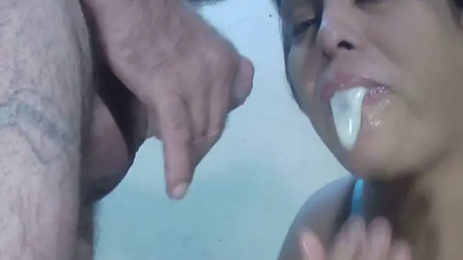 Latina amateur sucks cock and gets fucked hard