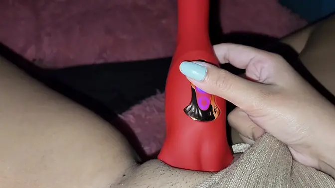 Latina babe creams herself in public POV