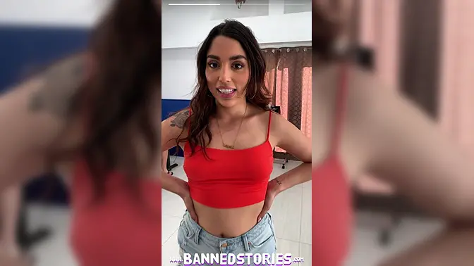 Latina babe Vanessa Sky gets fucked in public by a stranger