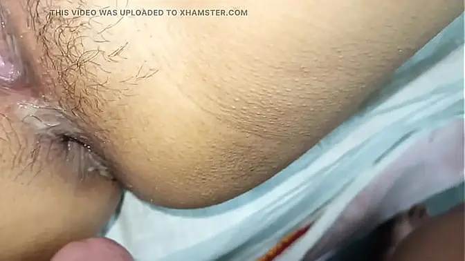 Latina babe with big tits loves ass play