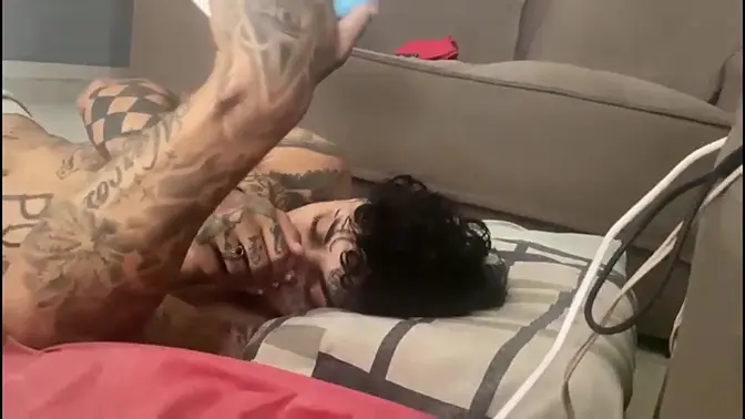 Latina GF wakes me up with smoking footjob and anal teasing