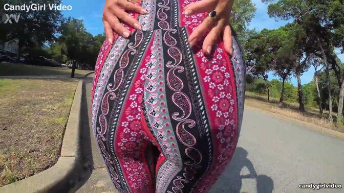 Latina solo girl Mia Perriera shakes and shows off her booty in close-up HD