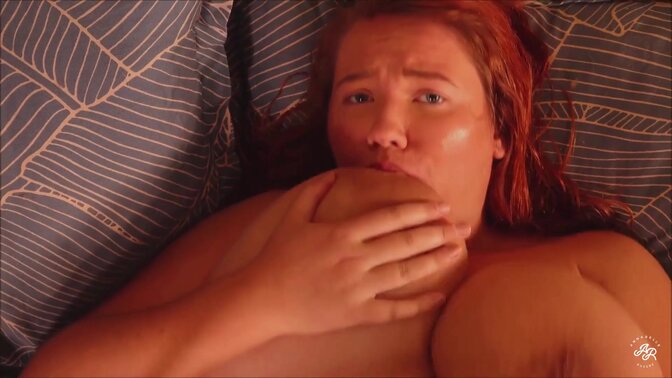 Lazy Day with a Natural Big Tits Girlfriend