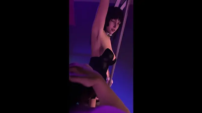 LazyProcrastinator gets wild on the stripper pole