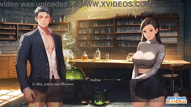 Leila's amazing ass in lustful gameplay