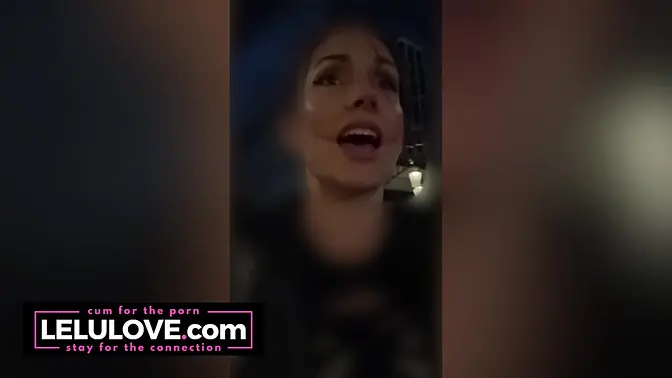 Lelu Love in Halloween Horror Night costume and makeup