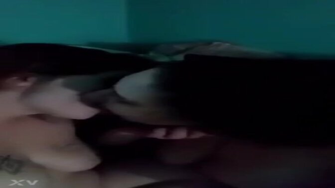 Lesbian couple makes out hornyly 