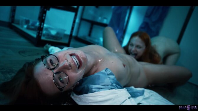 Lesbian Frankenstein Monster invades mad scientist's