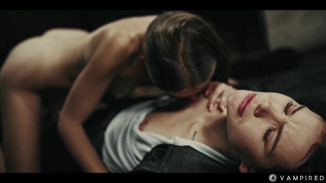 Lesbian vampires dominate young officer in mind-controlled lust