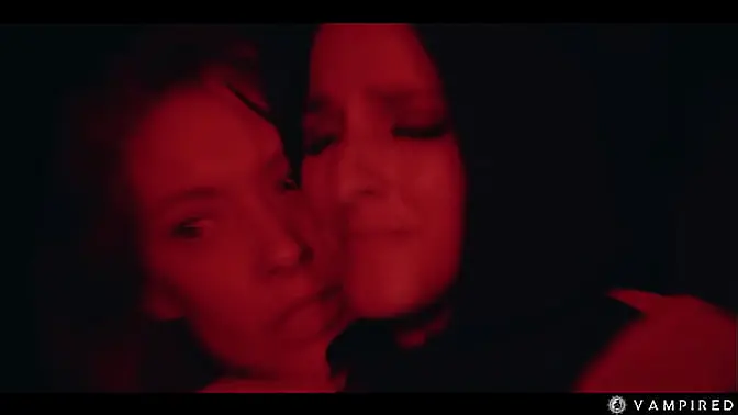 Lezdom Vampire Sex - Amirah dominates submissive blonde Ashby