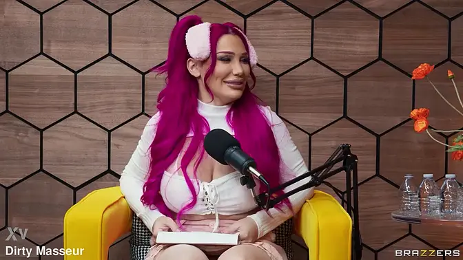 Lily Lou takes big cock deep and gets facial