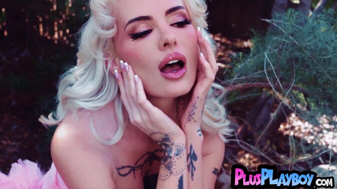 Lingerie-clad Shia Snow flaunts her amazing inked body