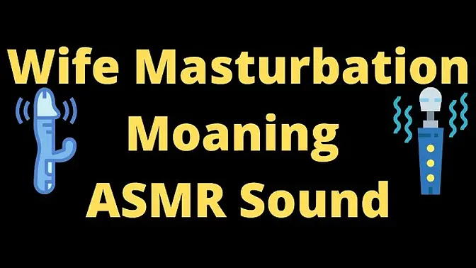 Lonely wife moans during morning ASMR masturbation