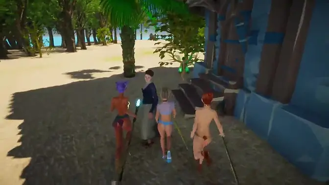 Lost Princesses Engage in Steamy 3D Lesbian RPG Action