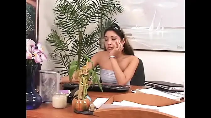 Lovely 19-year-old lady moans while enjoying a big cock