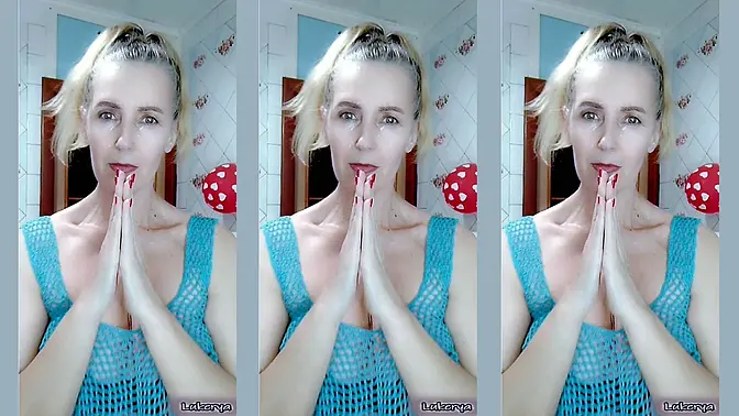 Lukerya's sexy smile hides her desire for big natural tits and asses