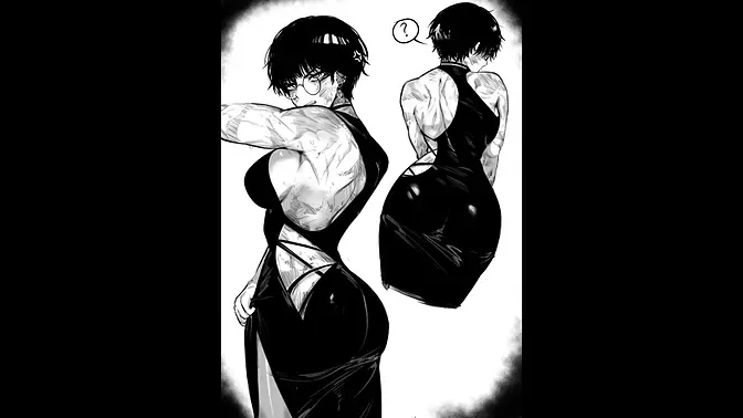 Maki Zenin gets her big boobs fucked after losing a fight