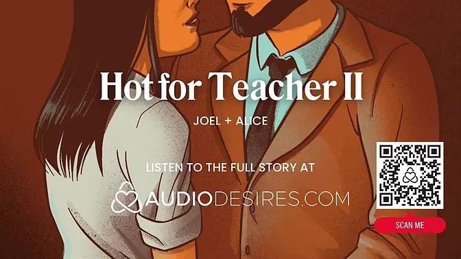 Male teacher dominates his student in class