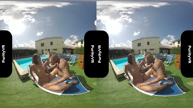 Man's first time licking 3 beautiful lesbians