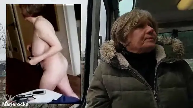 MarieRocks public vs private naked GILF