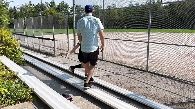 Married Hubby joins his ex-wife getting fucked by teammate after baseball game