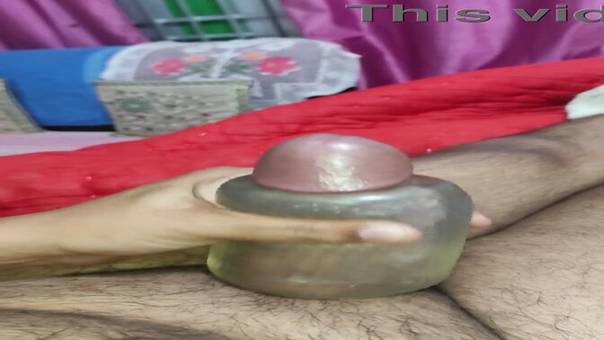 Masturbation and cum with toy